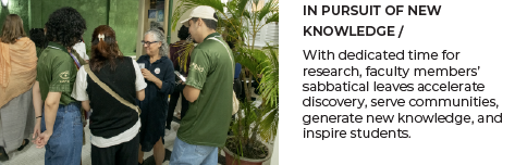 In Pursuit of New Knowledge