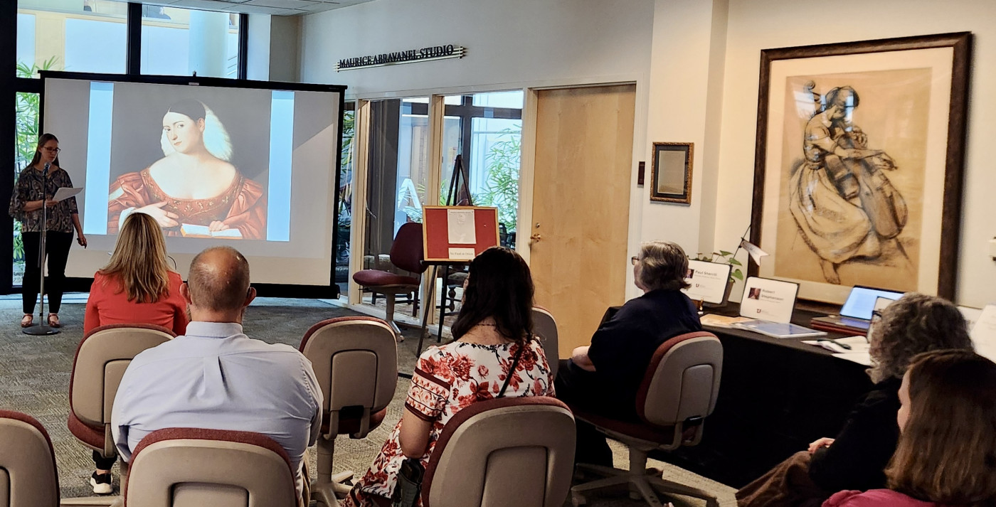 Associate Professor Jane Hatter presenting at Research Week