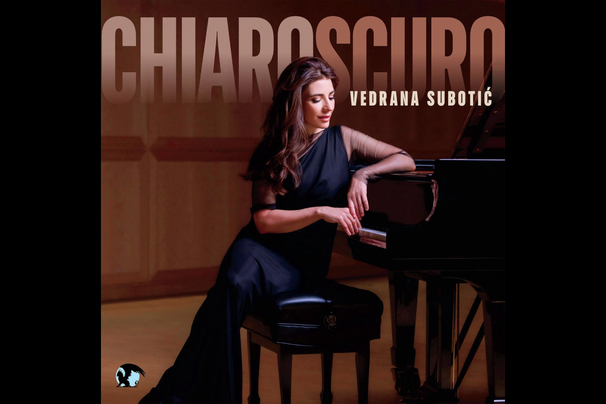 Associate Professor-Lecturer Vedrana Subotic's new album cover, "Chiaroscuro"