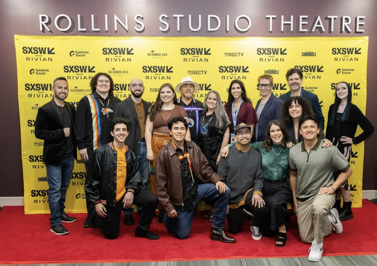 The crew of “Remaining Native” on the red carpet of the 2025 SXSW Film Festival (Photo courtesy of Beth Kearsley)