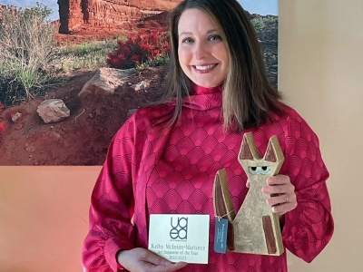 Arts Supporter of the year? That’d be our very own Kelby McIntyre-Martinez.