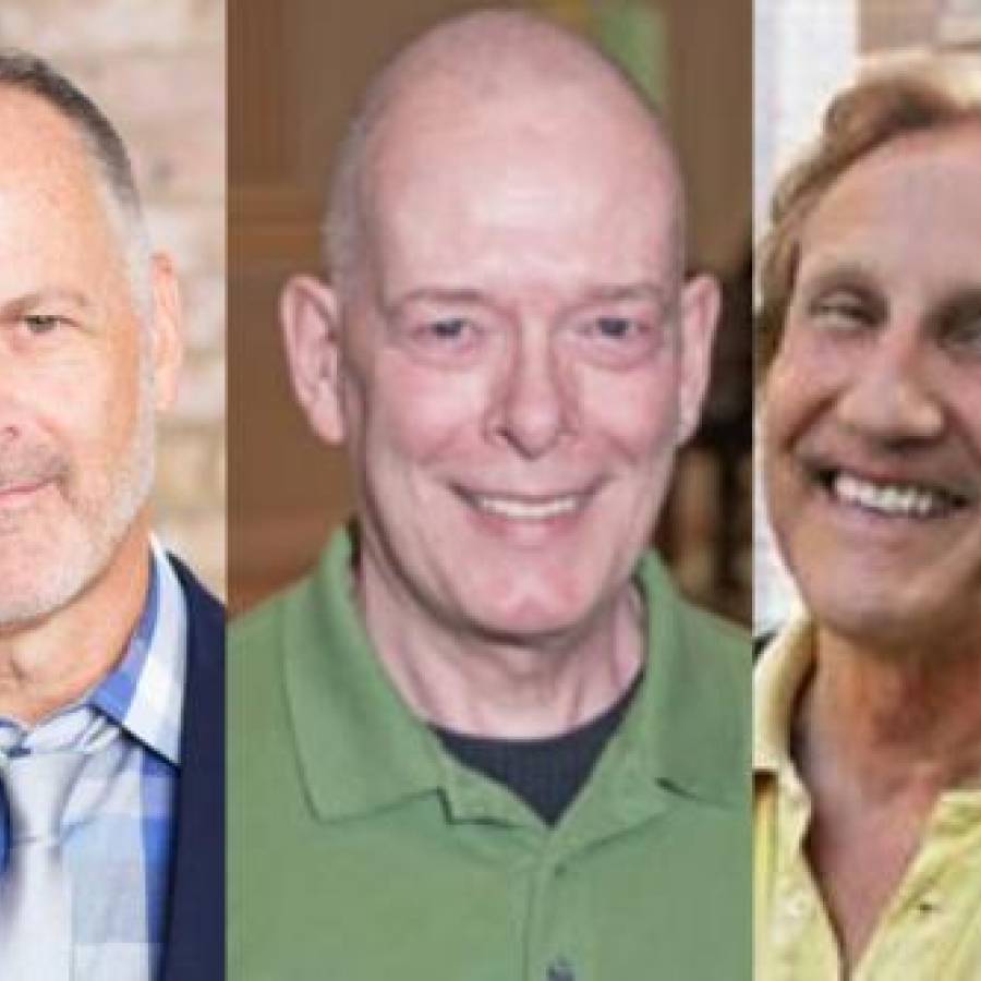 CFA honors retiring faculty members Barlow Bradford, Paul Dorgan, and Brian Patrick 