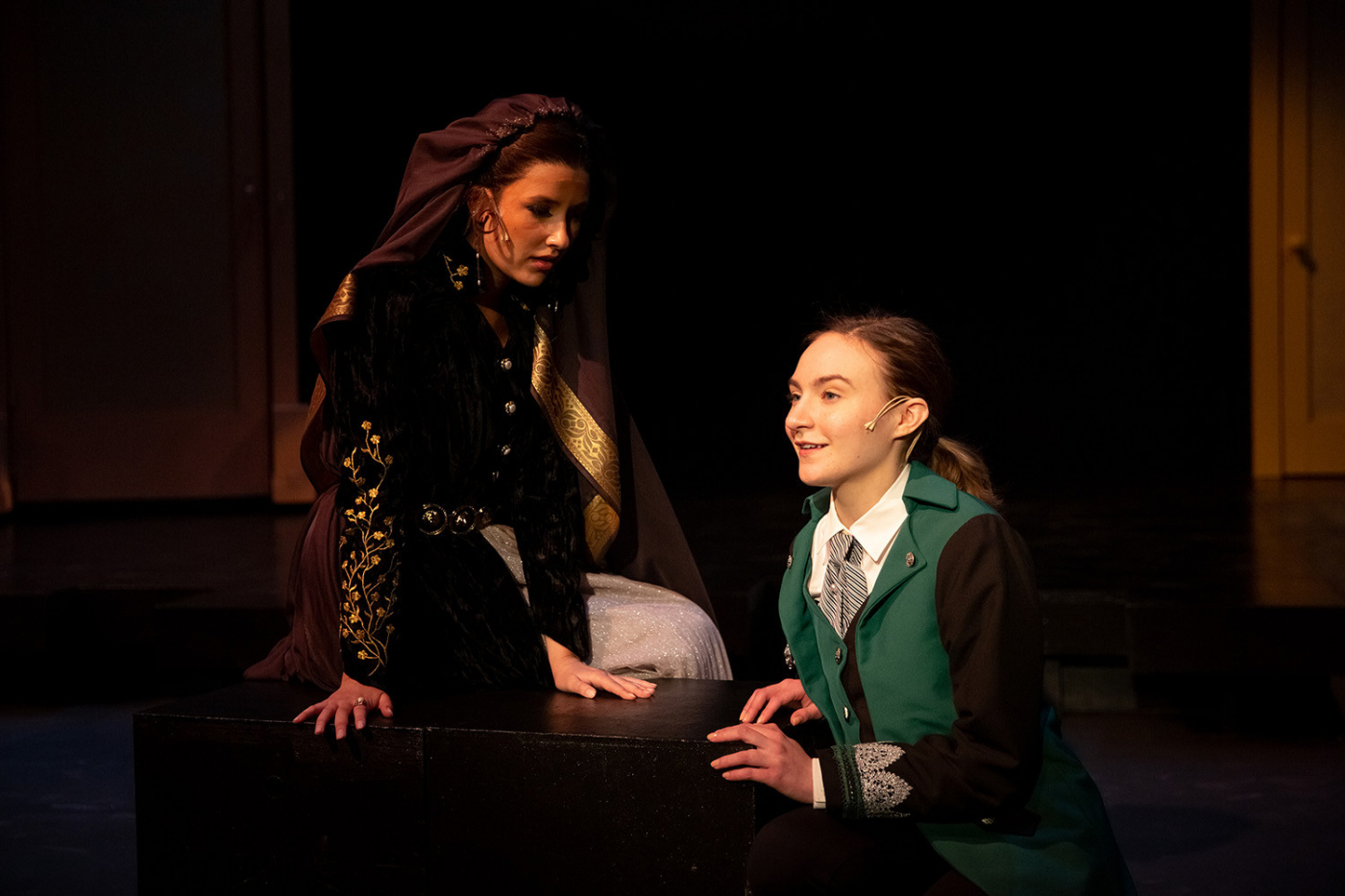L-R: Eva Merrill as Olivia and Katie Calderone as Viola | photo Todd Collins